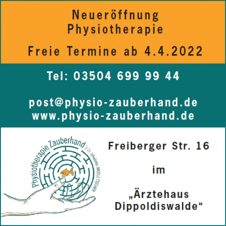 Eröffnung Physiotherapie Dippoldiswalde